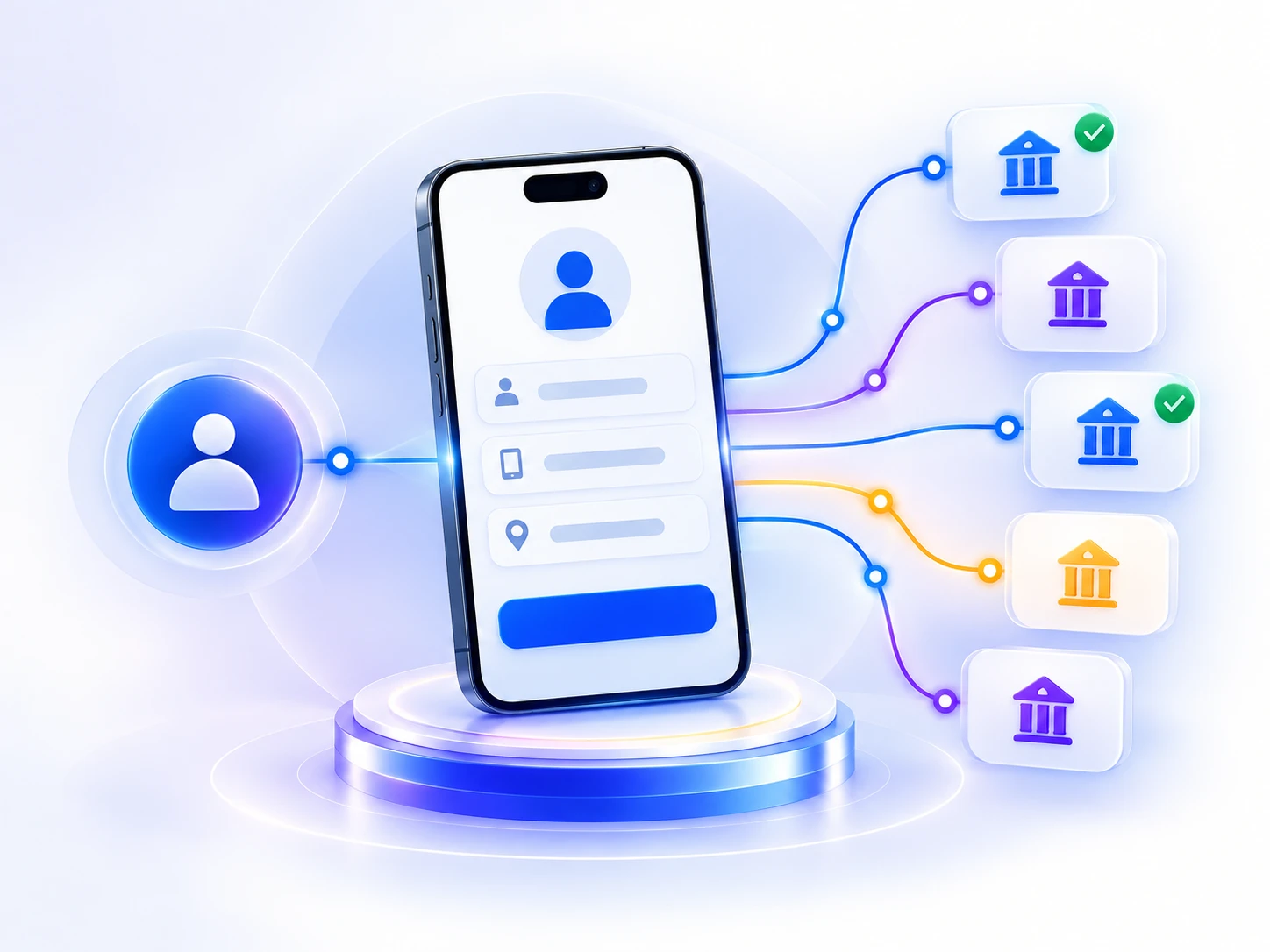 One customer form connecting to multiple NBFC lenders