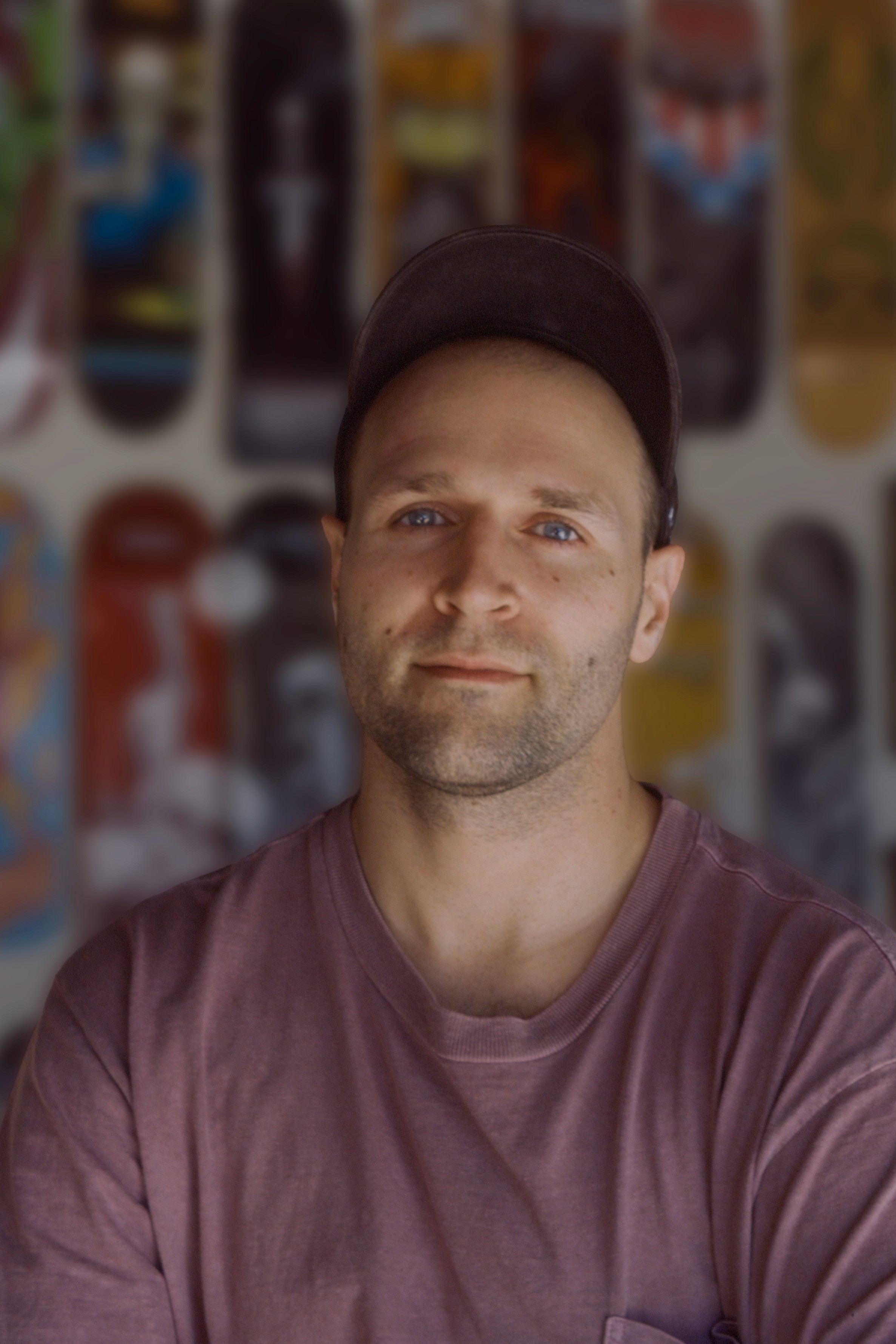 Portrait of portfolio creator – front view