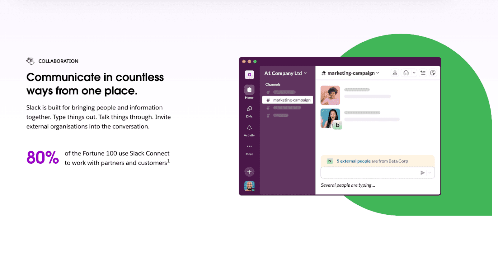 Slack empowers team communication