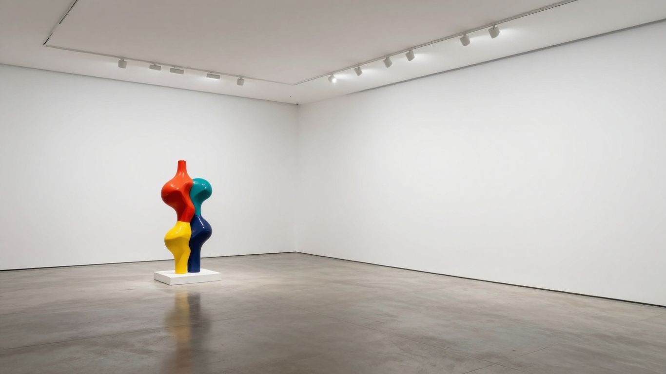 Gallery curation interior space