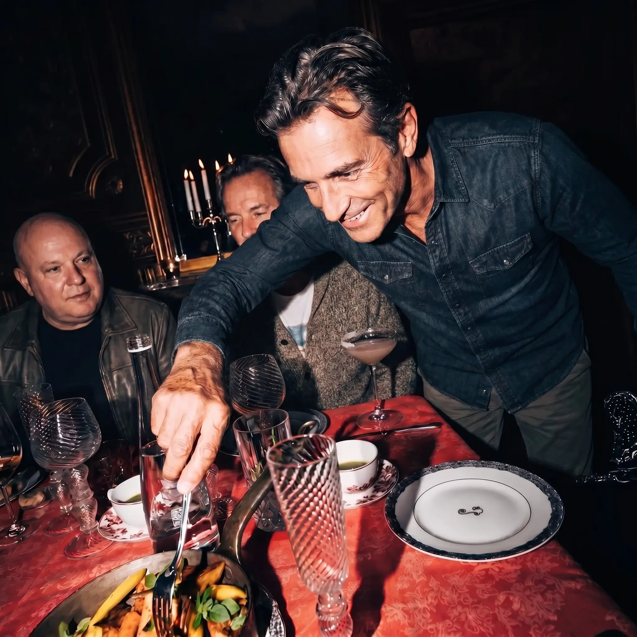 Mingleo dinner group selfie