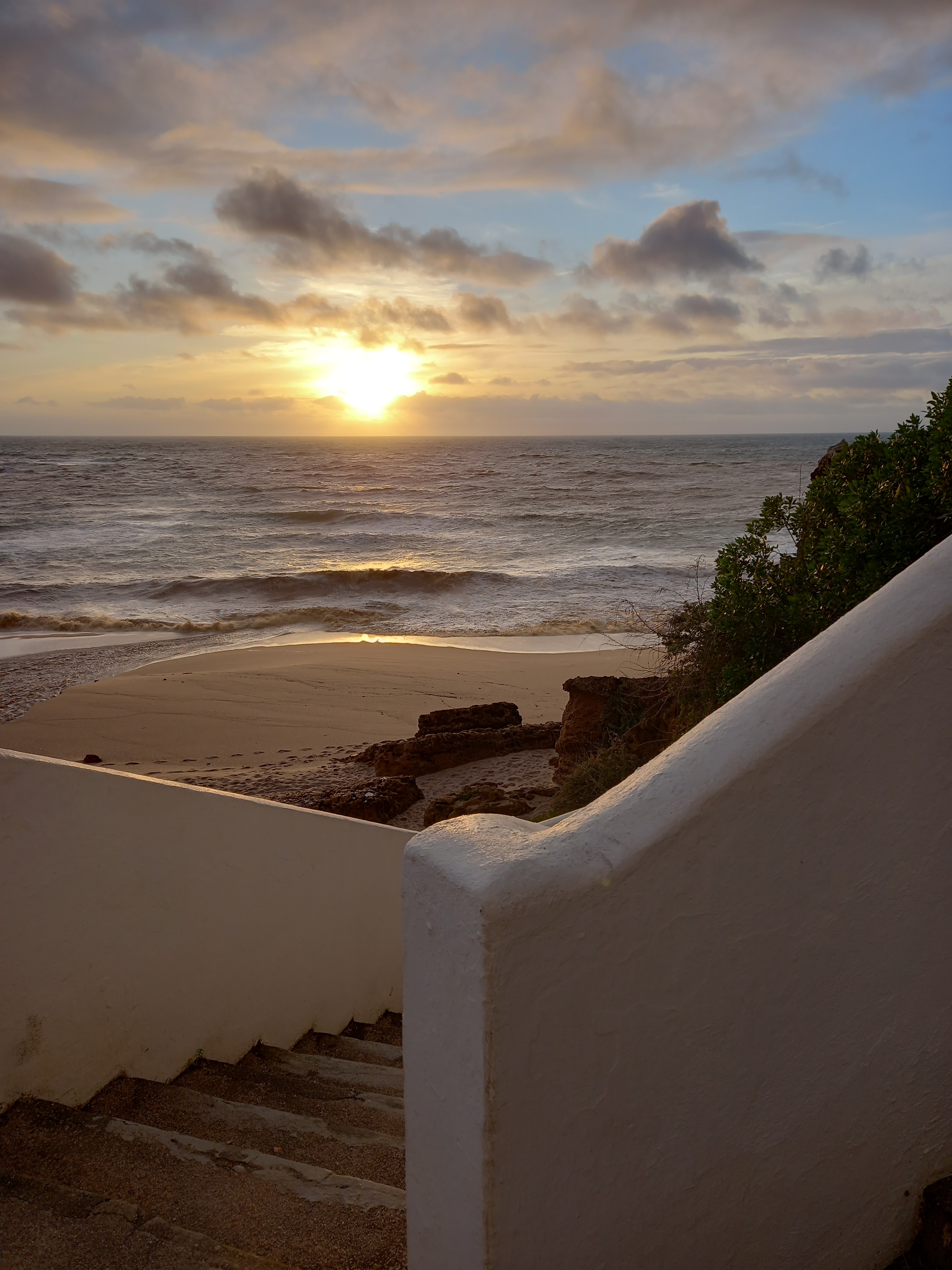 View of the sunset near Wild Souls coliving  and coworking in Portugal