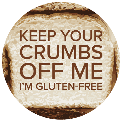 Keep Your Crumbs Off Me Pin