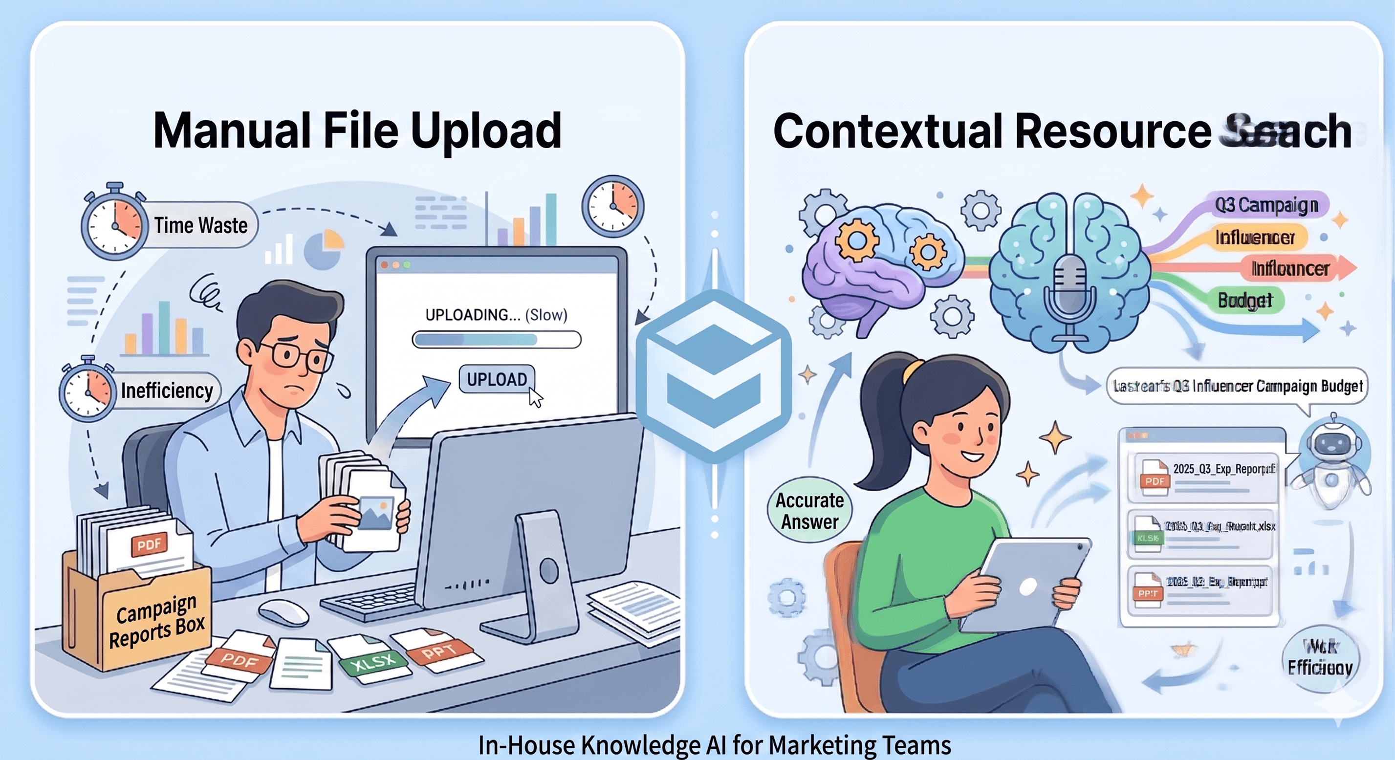 How Marketing Teams Eliminate Search Time and Automate Reporting with Wissly AI