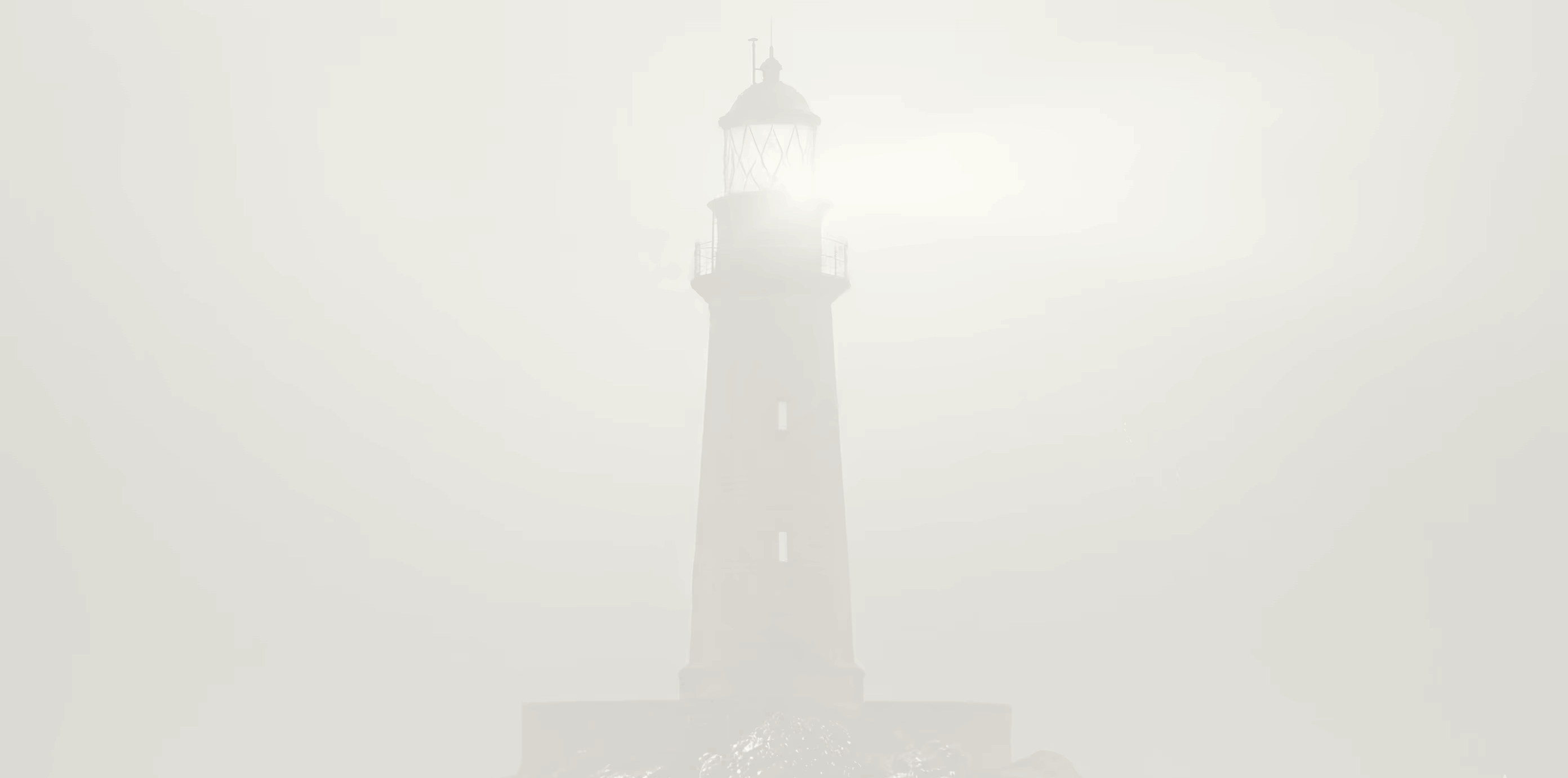 a lighthouse on a hill
