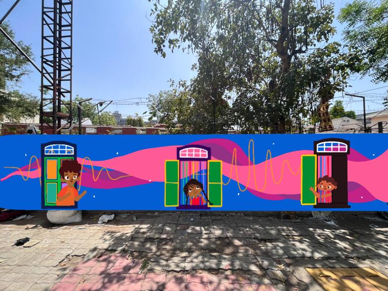 Modern home office setup with a monitor, ergonomic chair, keyboard, and indoor plants near a window with blinds.