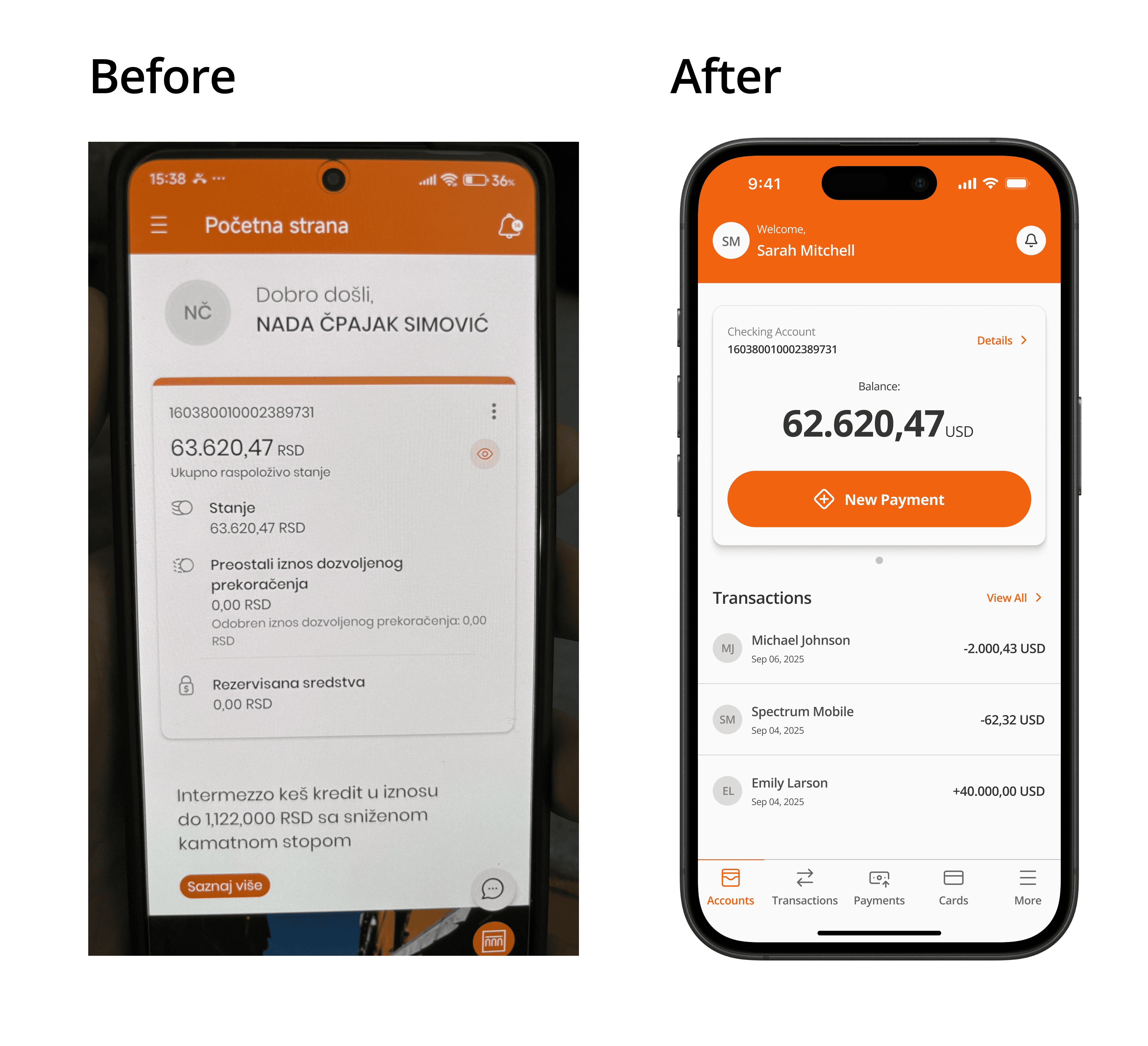 Main color pallete and font used for this project