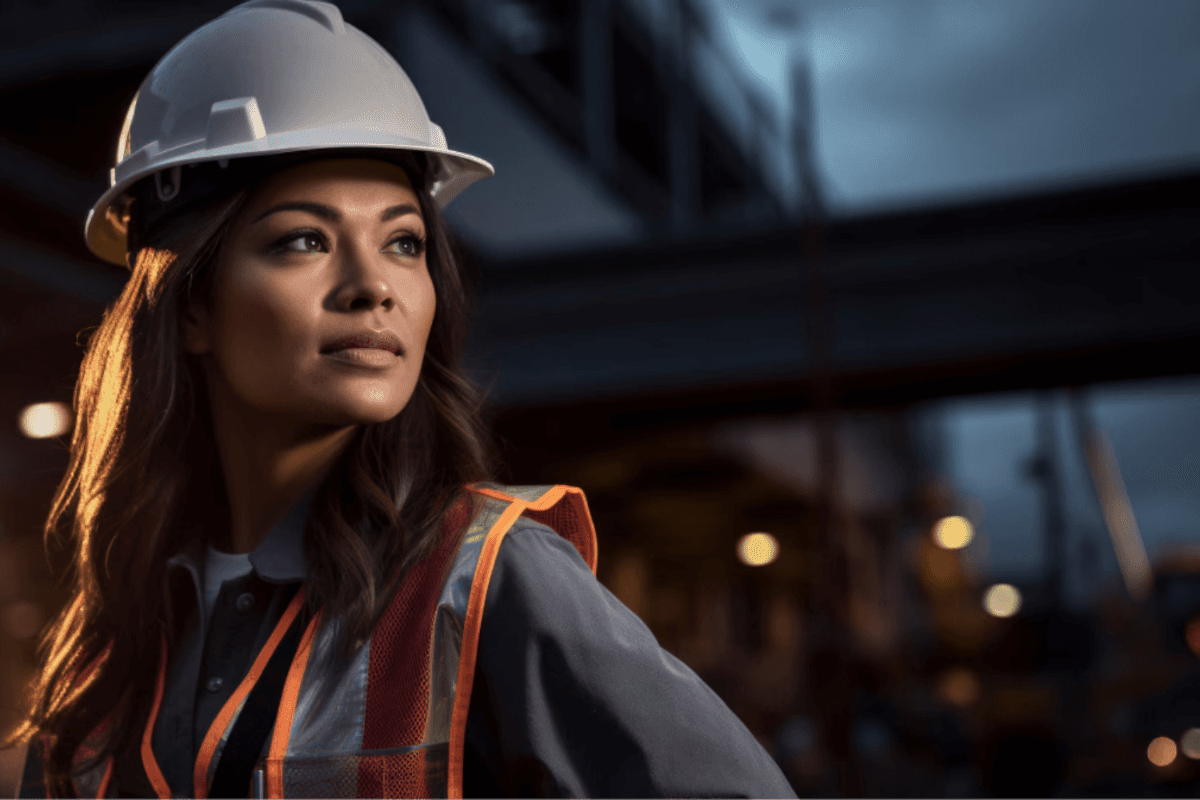 Picture of Female electrician 