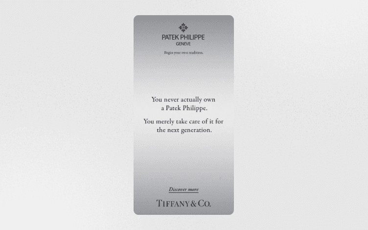 Patek Philippe Banner Ad