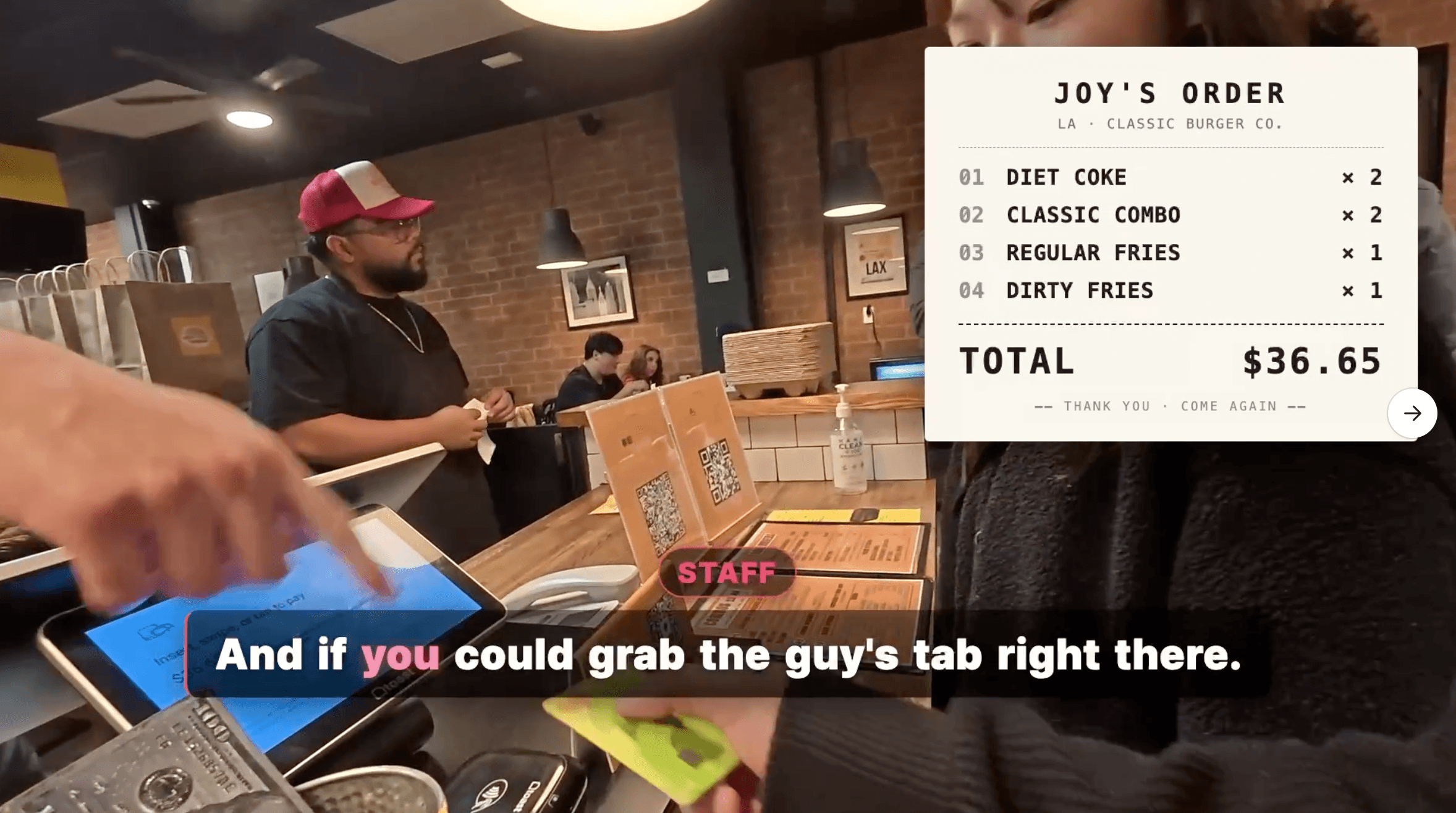 Auto generated graphics on video