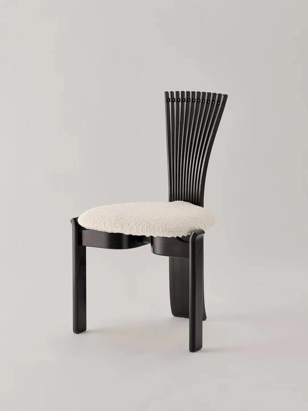 Designer chair side view furniture photography