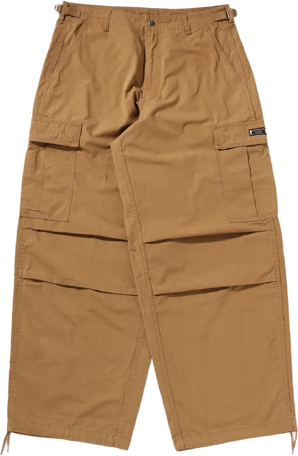 Wide Fit Cargo Parachute Pants