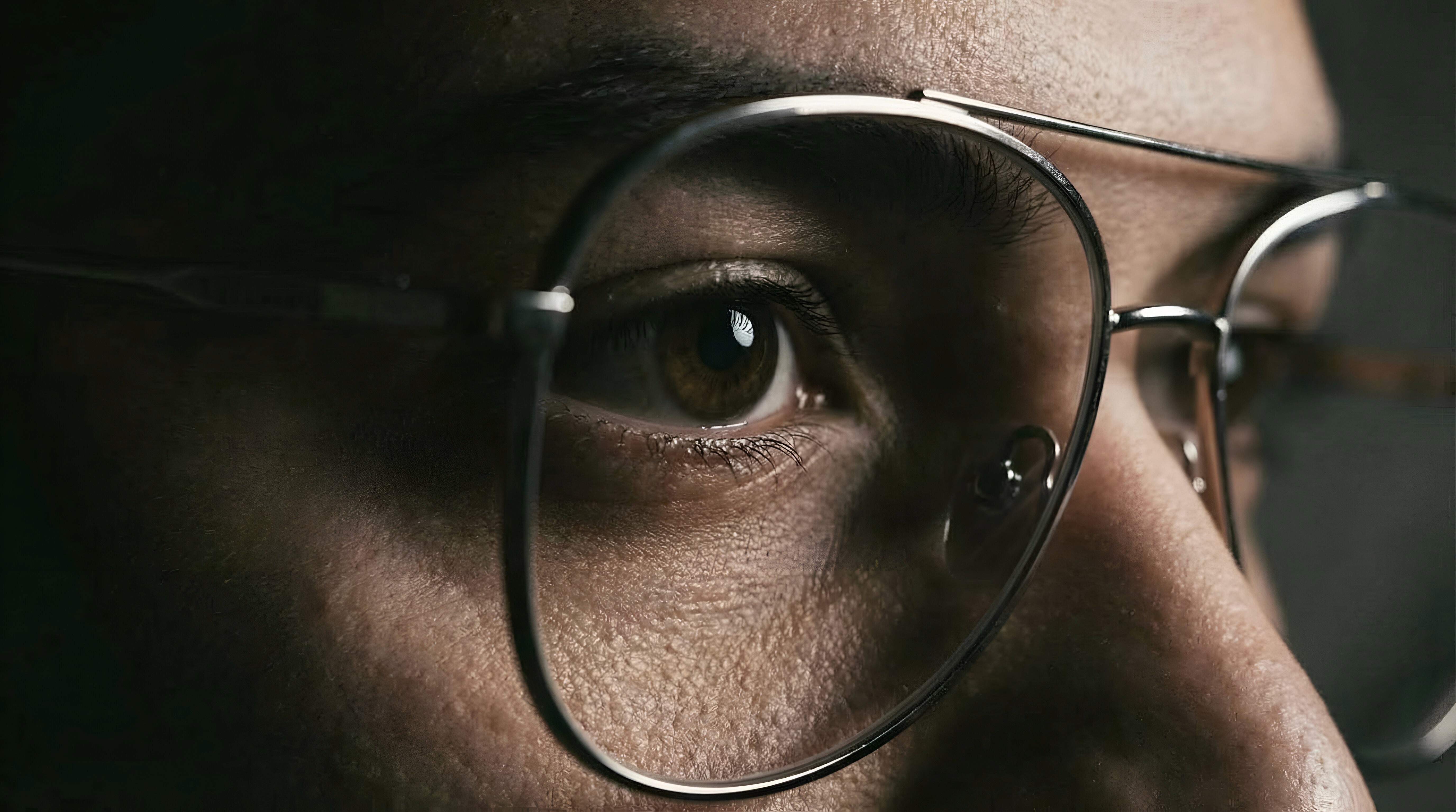 Close-Up of Eraj’s Face: Upper Part