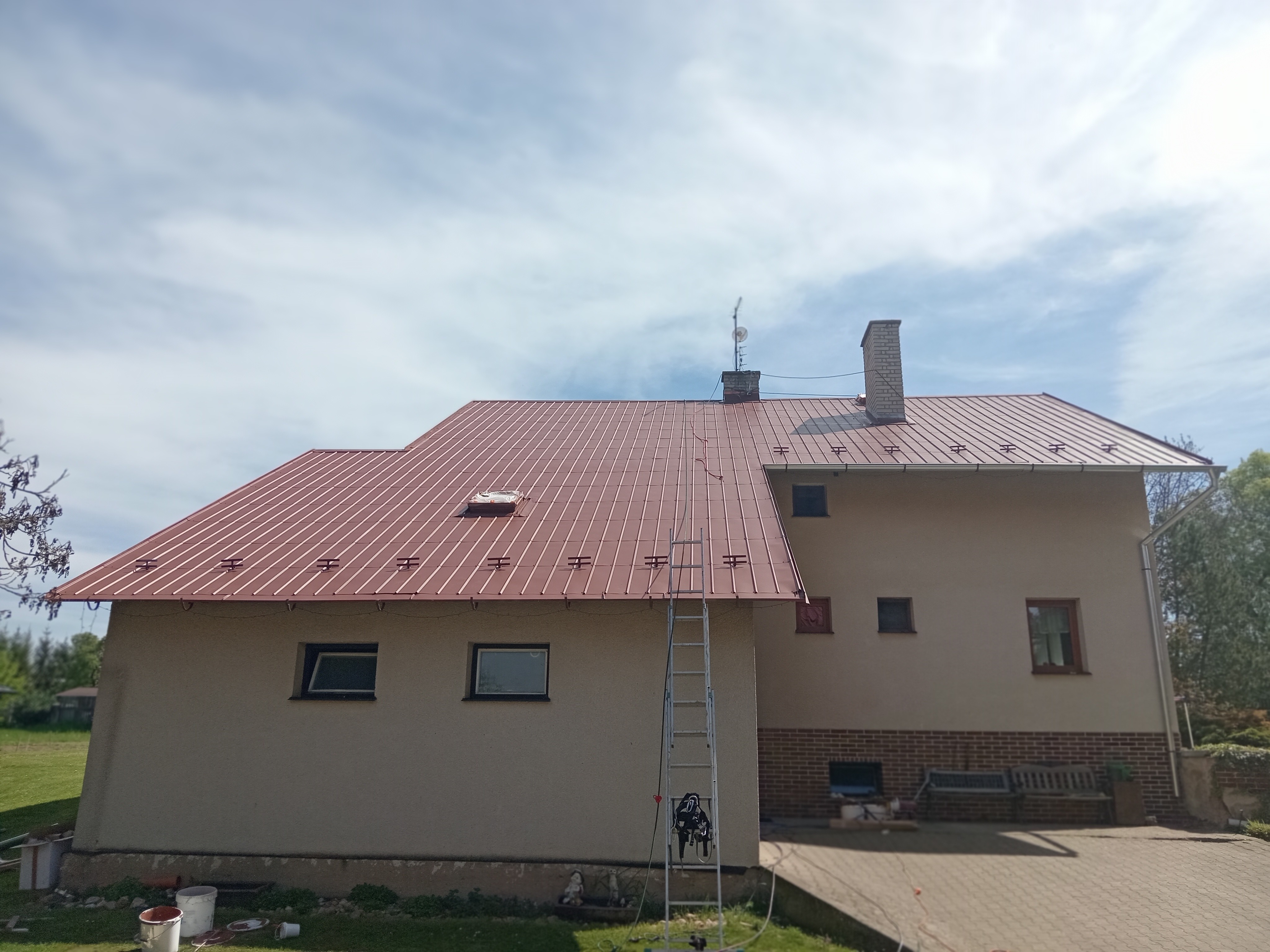 Střecha po renovaci