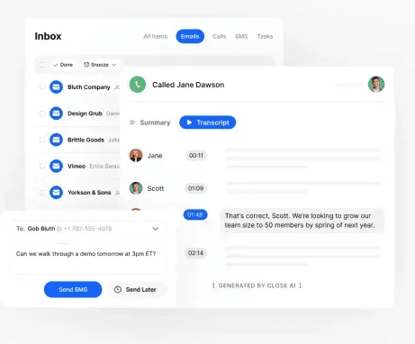 Close communication tools