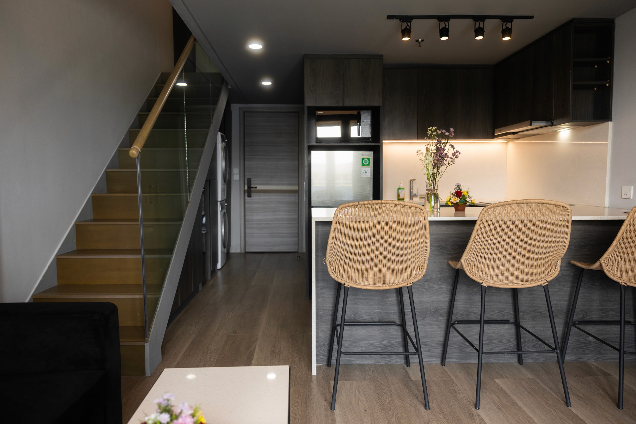 1-bedroom apartment with ocean and sunset views in Canggu