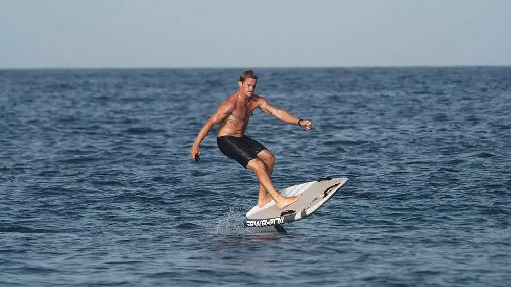 Two men greeting with hand