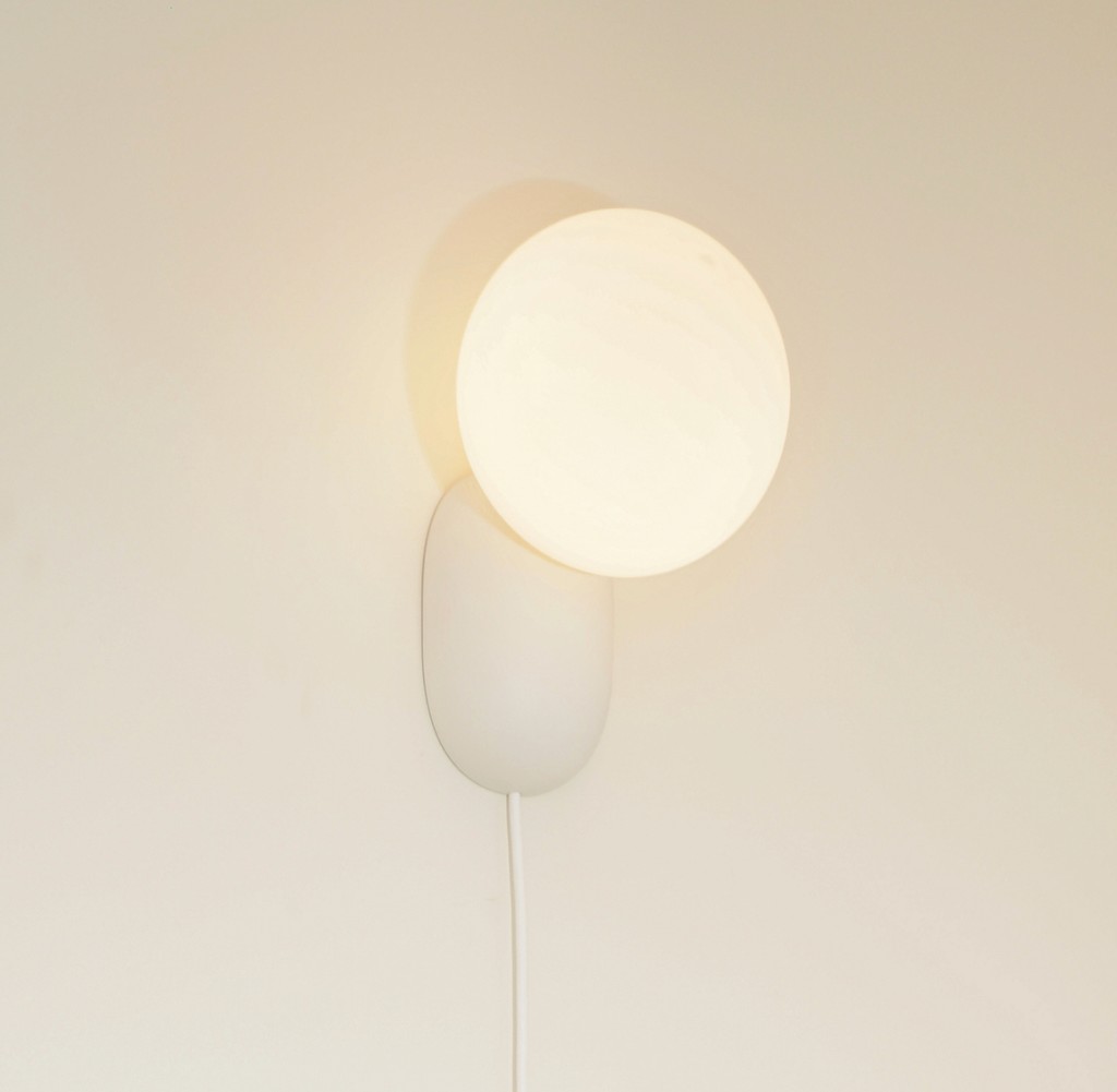 Modern Globe Sconce Lamp on Wall