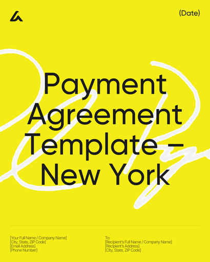 Payment Agreement Template – New York