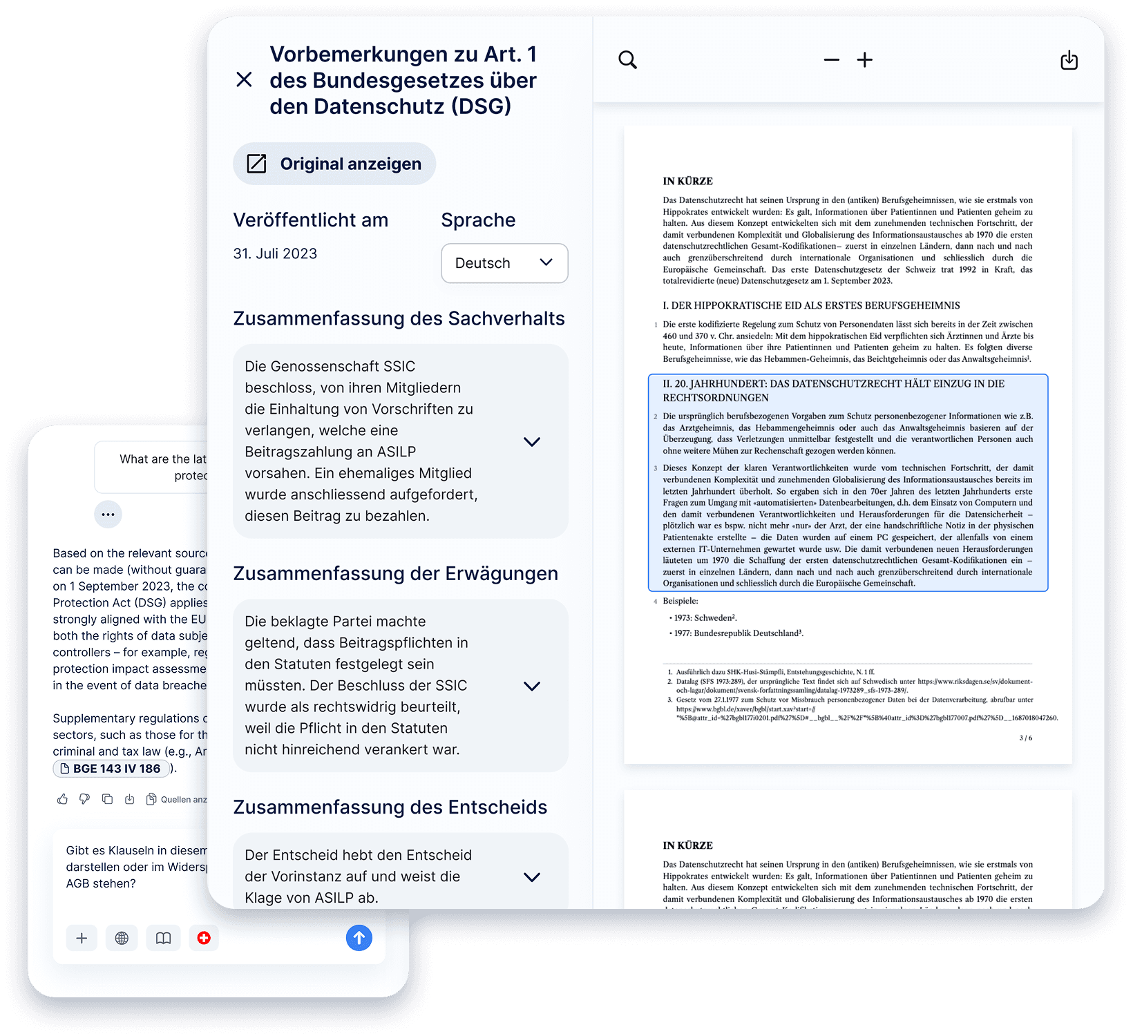 CASUS Legal Research Ergebnis