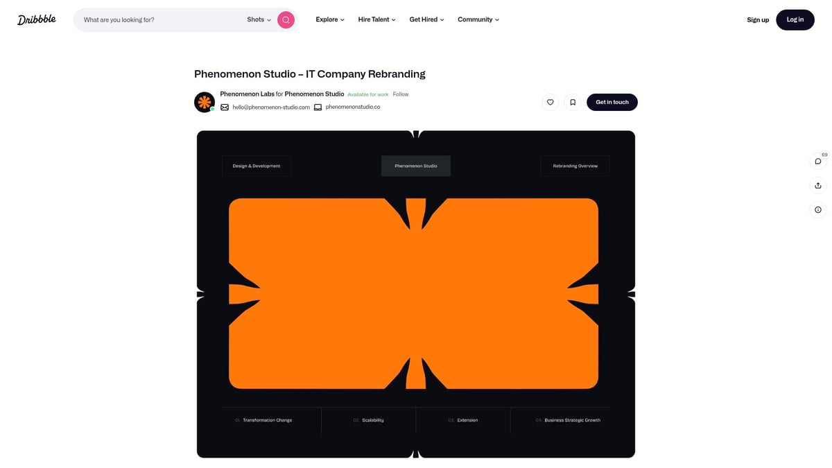 7 Must-See Branding Website Ideas for 2026 - Phenomenon Studio – IT Company Rebranding