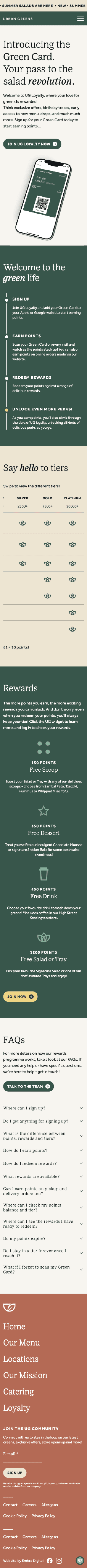 Branded loyalty program example