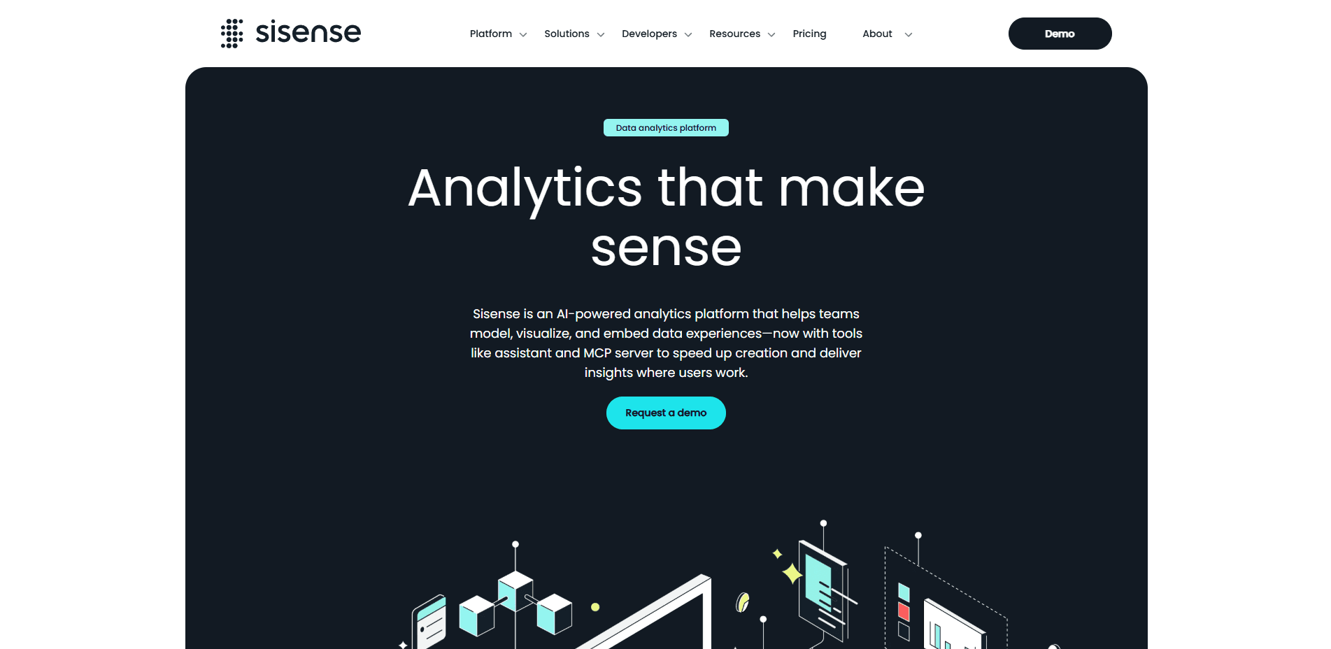 Sisense homepage