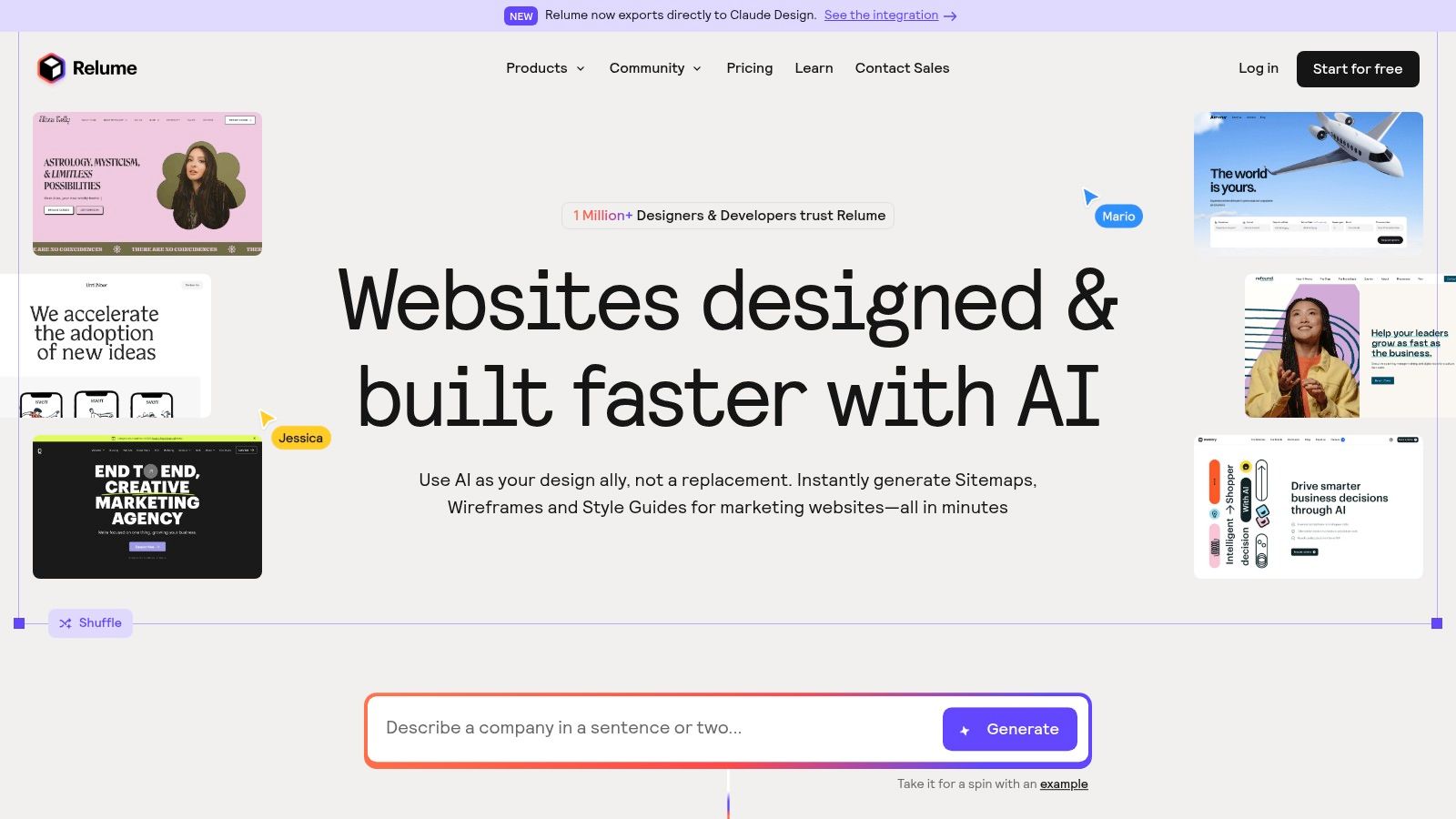 Relume Site Builder