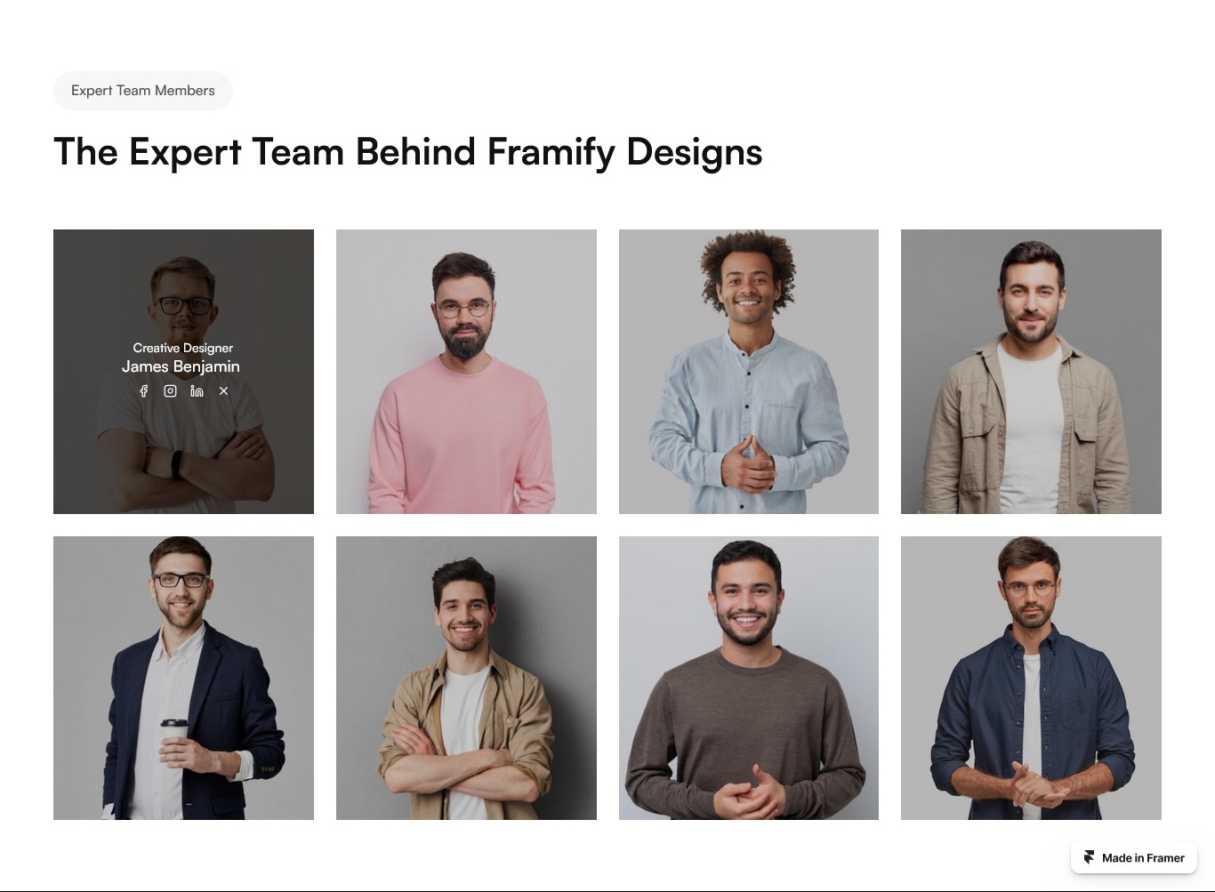 Framer Team Section v22