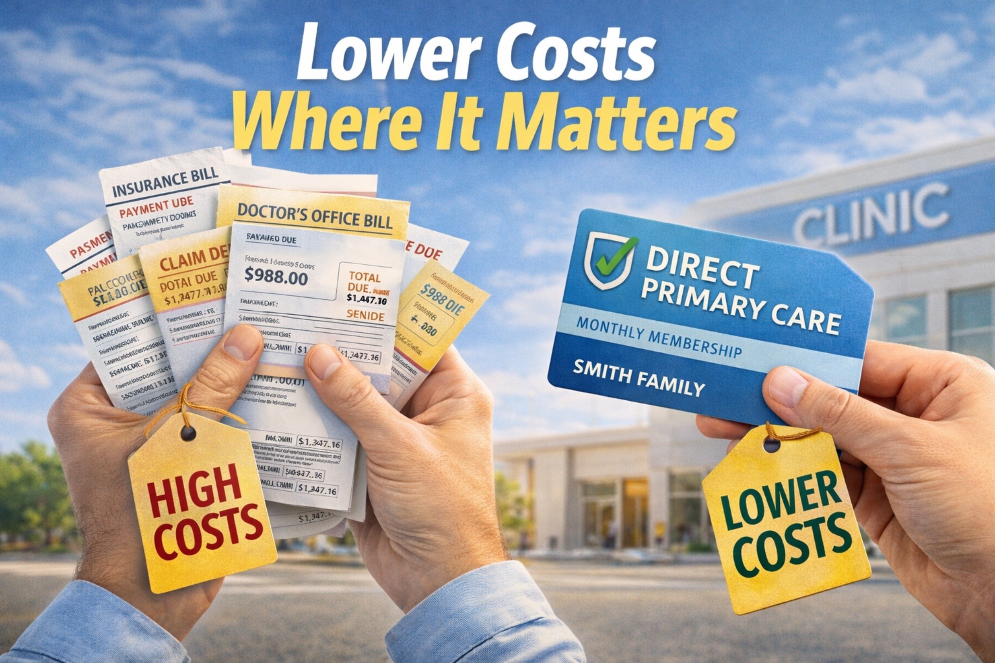 Discounted labs and imaging through direct primary care membership