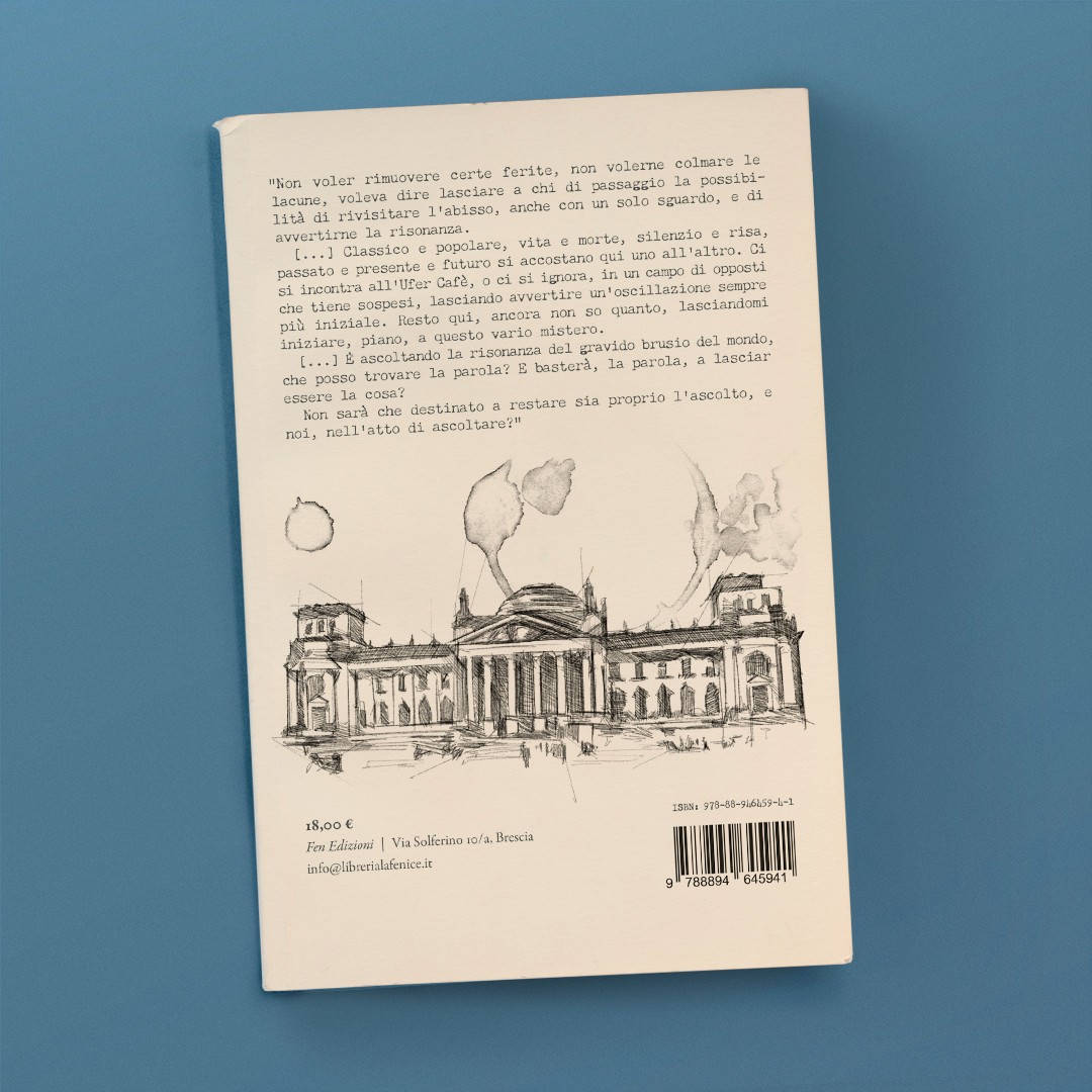 Risonanze Berlinesi di Carmelo Leotta. Quarta di copertina. © Emanuele Tarchi