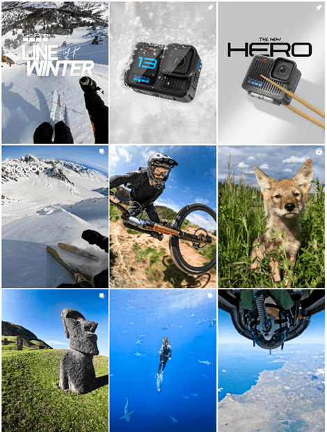 GoPro Instagram feed