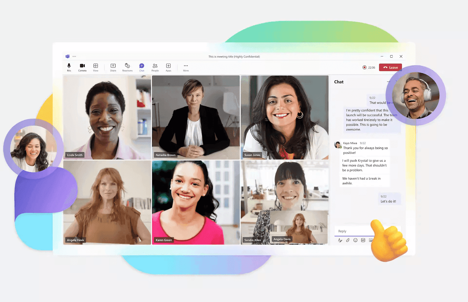 Video calls and chats in Microsoft Teams