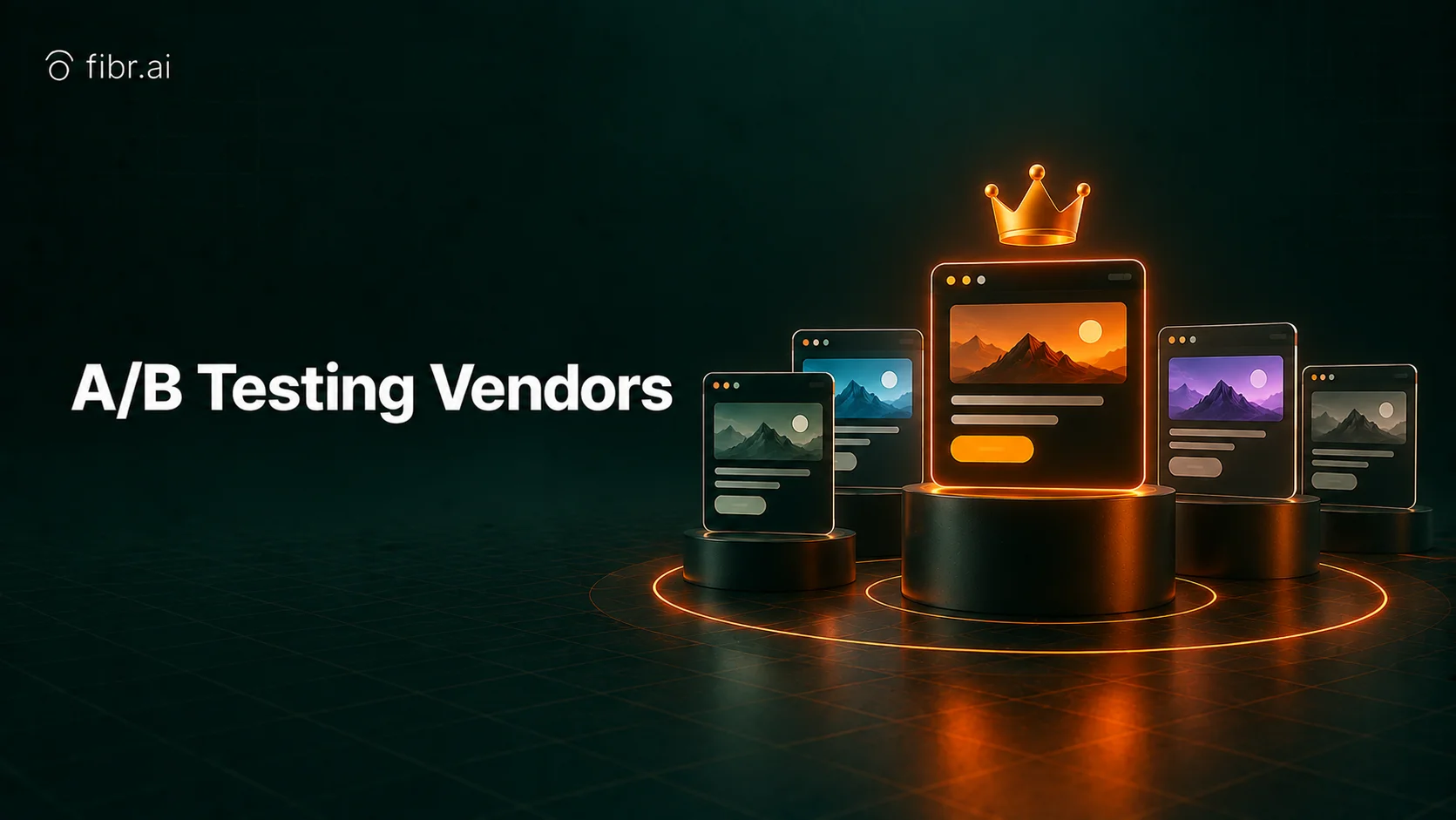 A/B testing vendors with multiple platform options.