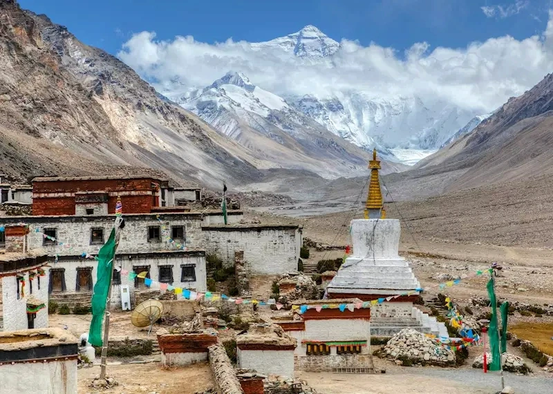 Monastery beneath Everest