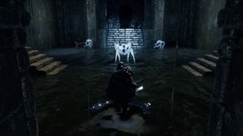 Screenshot Hell is Us – confrontation avec une entité mystérieuse dans un temple ancien sur KeyVerse Gaming