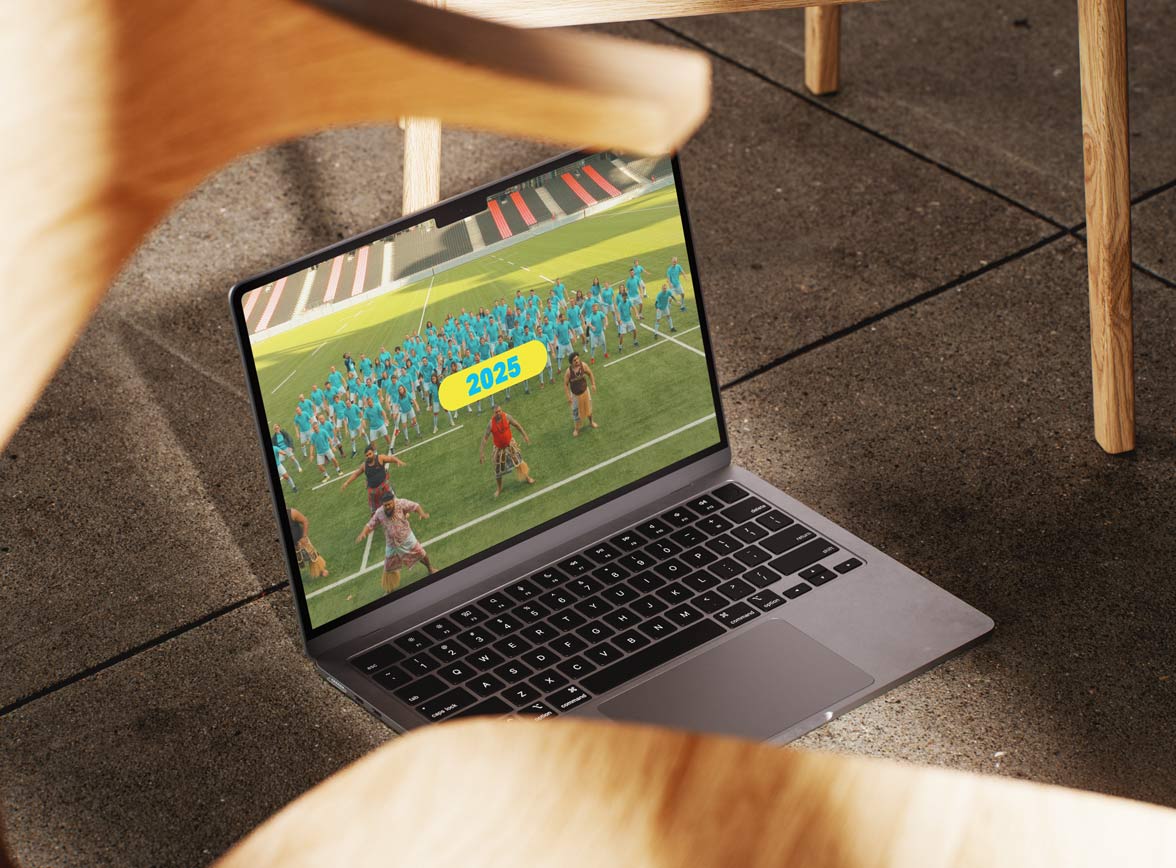 Ecran de la vidéo en motion design