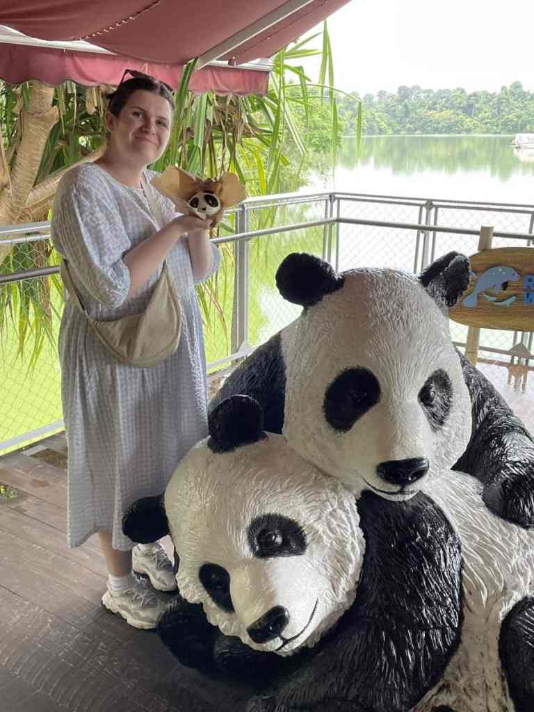 Panda statue at Mandai Wildlife Reserve
