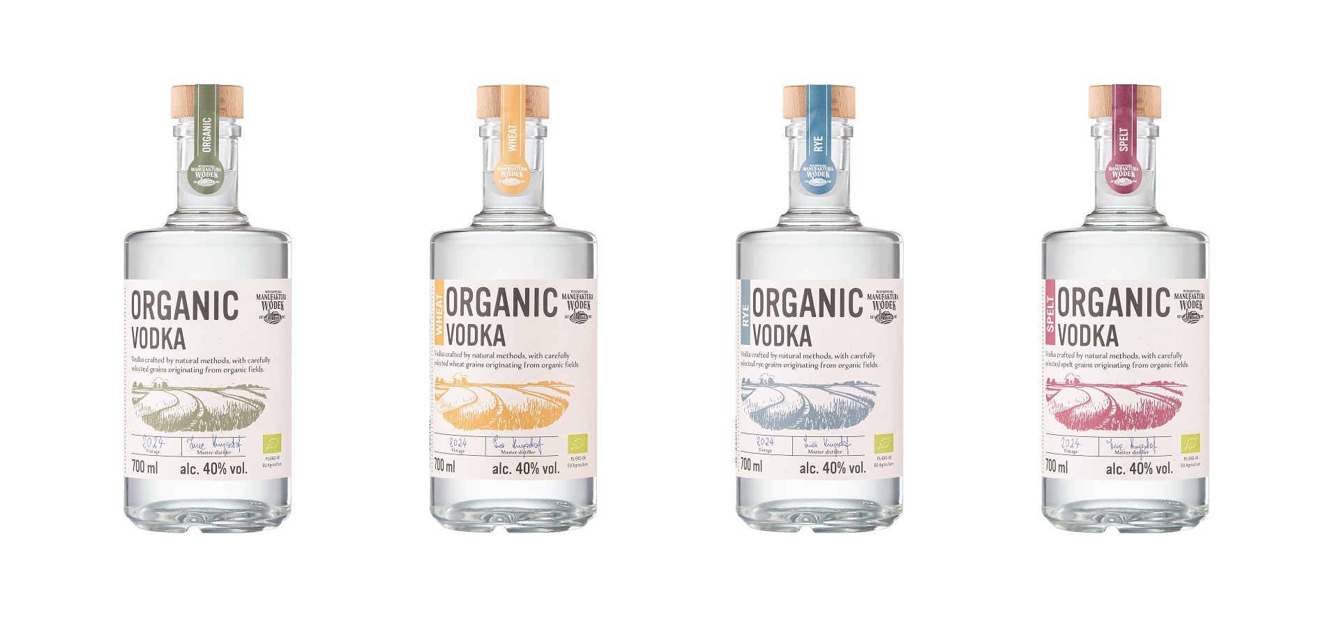 Wódka organiczna - warianty smakowe- projekt : Maja Żądło | Kreaturka