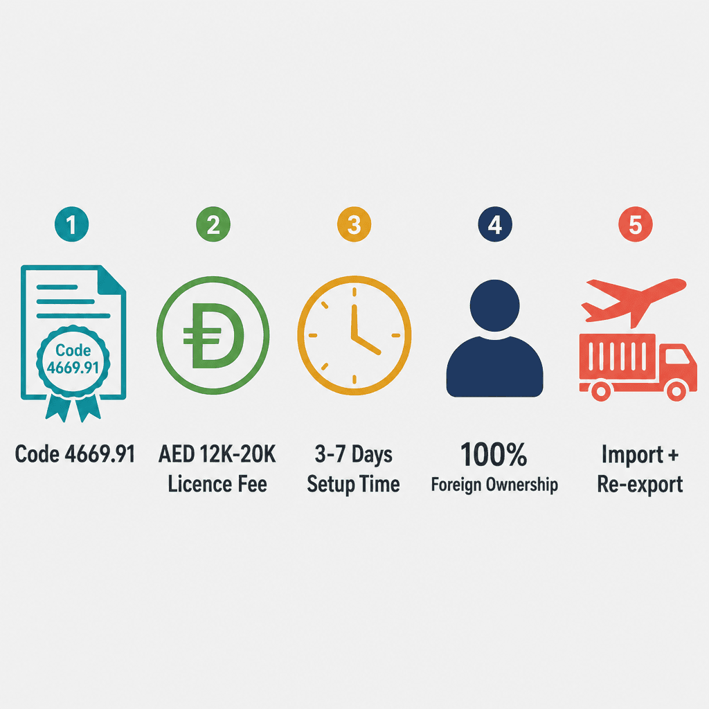 Infographic: How to Get a Gum & Glue Trading License in Dubai