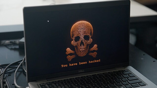 Cybersecurity demonstration illustrating traditional firewall limitations