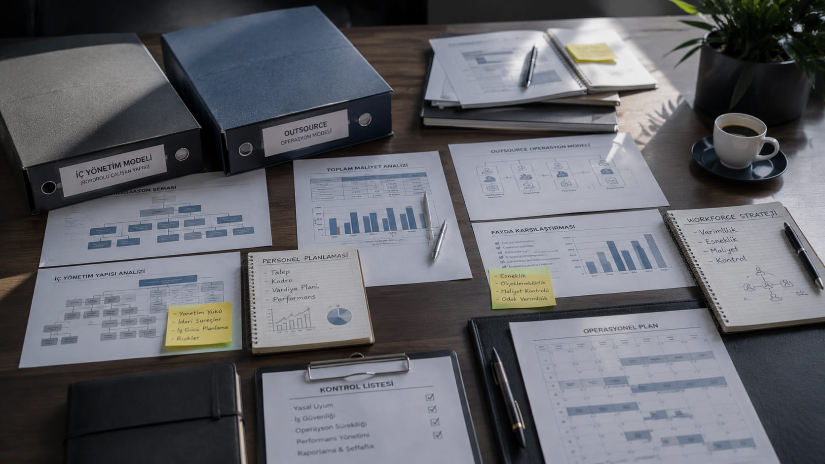 Outsource ve bordrolu personel modeli operasyonel maliyet karşılaştırması