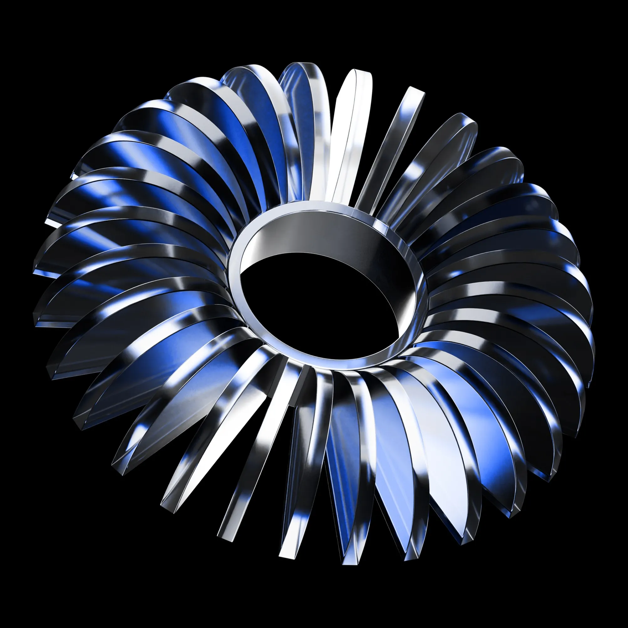 Abstract visual representing technology services