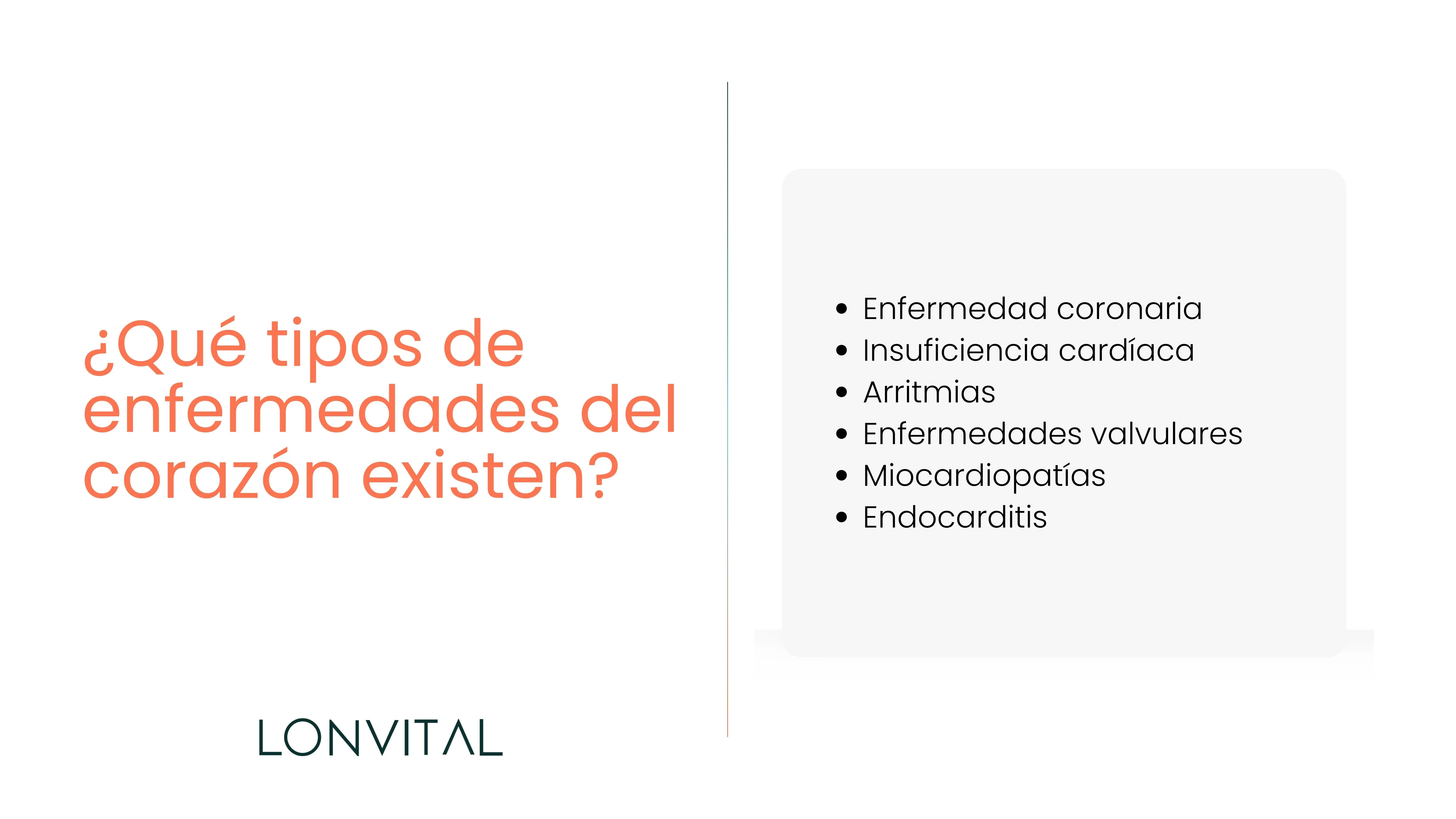 ¿Qué tipos de enfermedades del corazón existen?