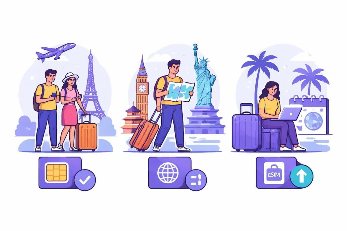Travel eSIM scenarios