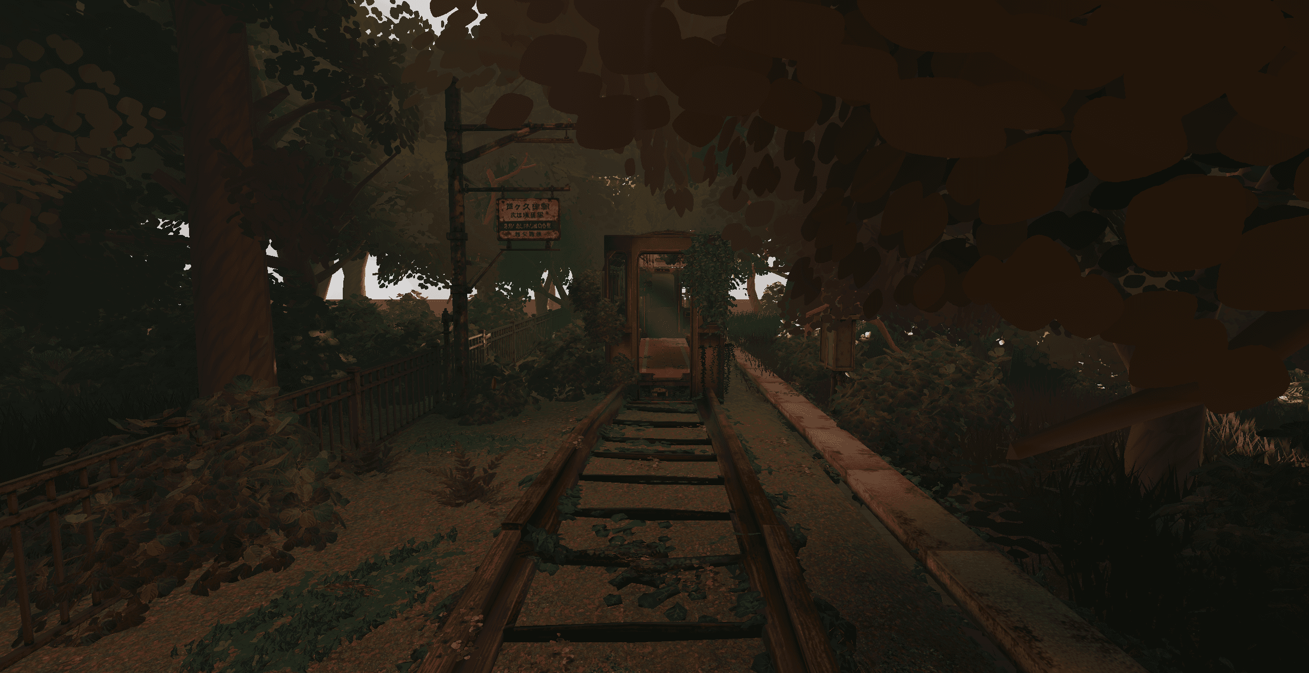 Forest railway environment