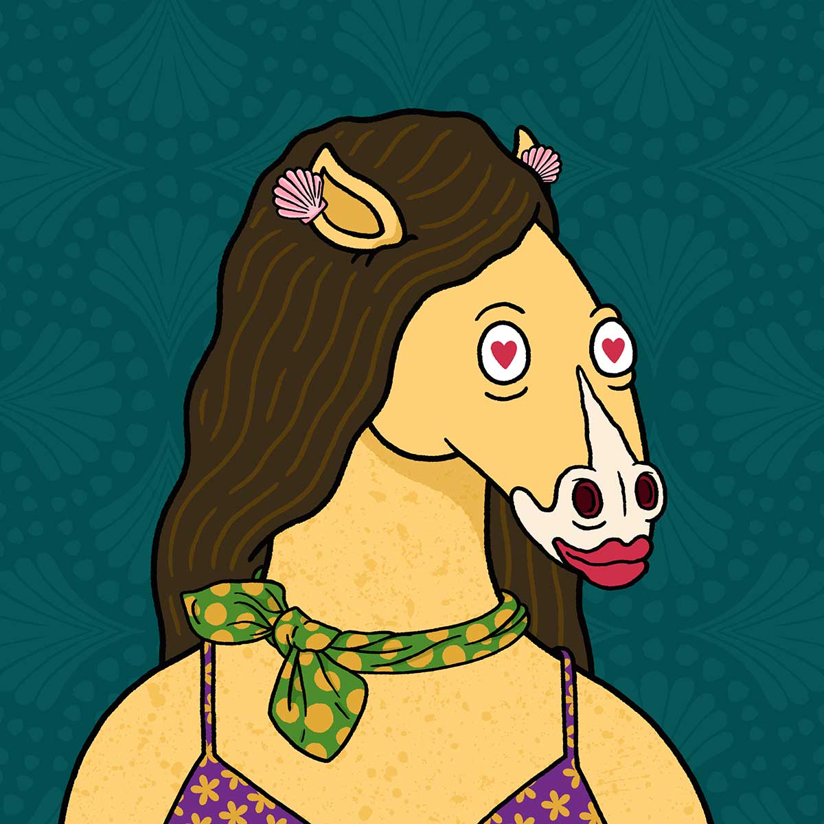 Image of a Party Horse celebrity likeness