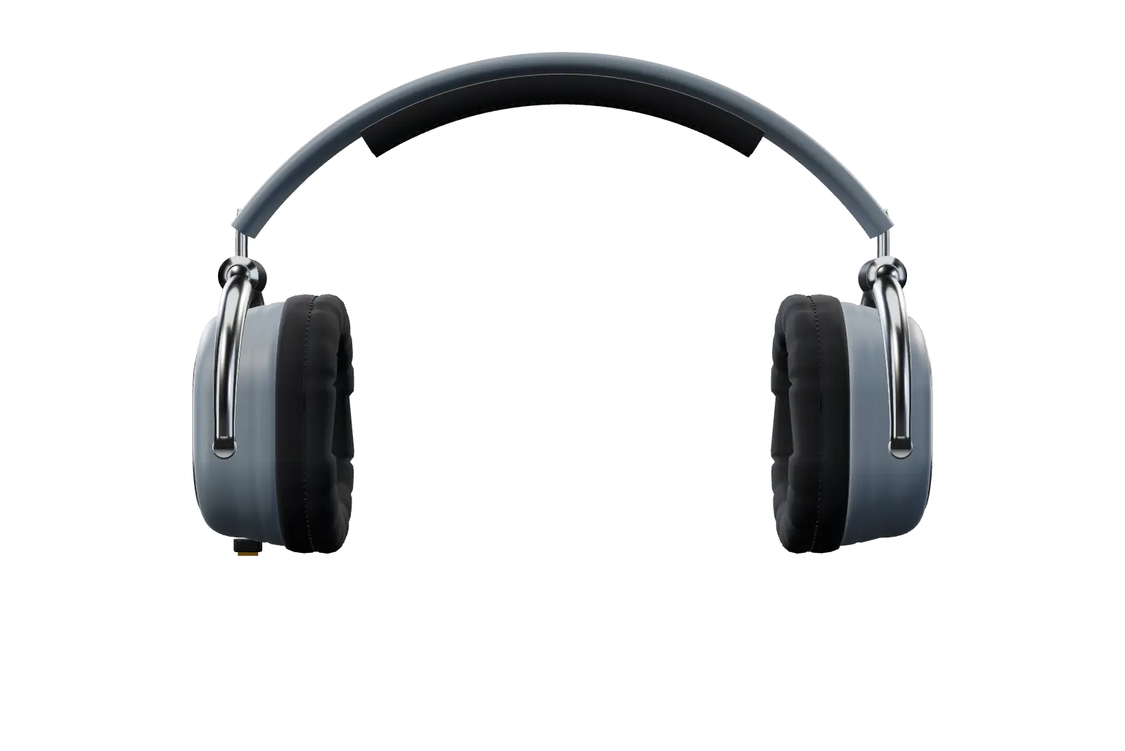 Avrel headphone, front view with its width and height