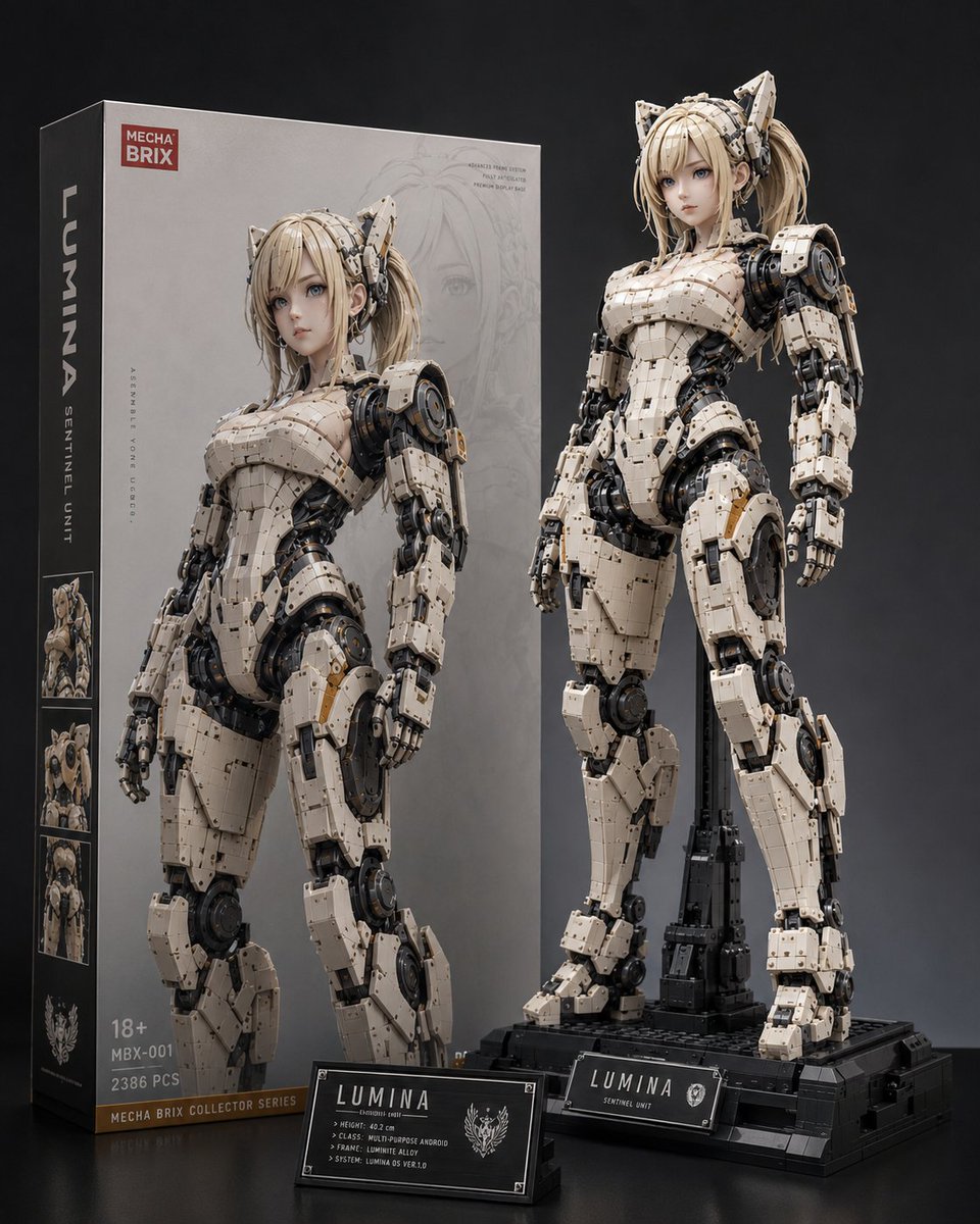 Lumina Mecha Figure Product Shot