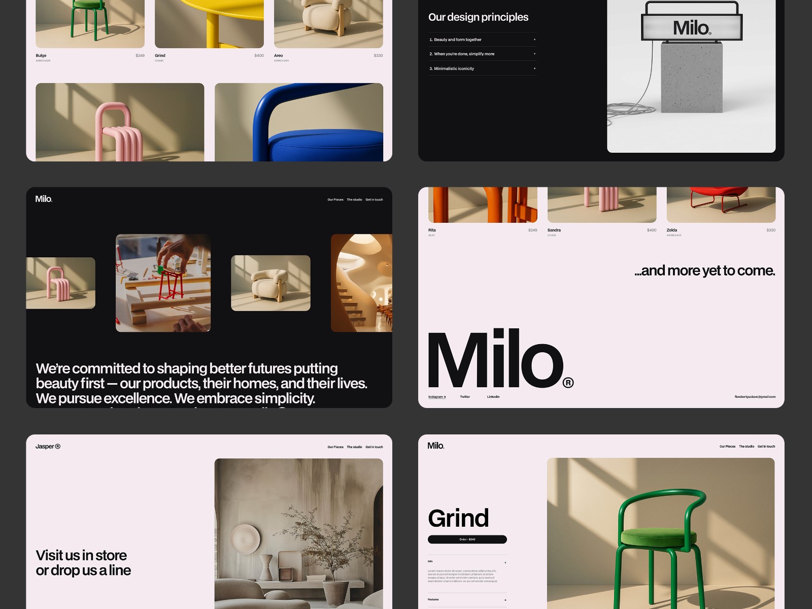Milo — 现代动效电商网站设计灵感